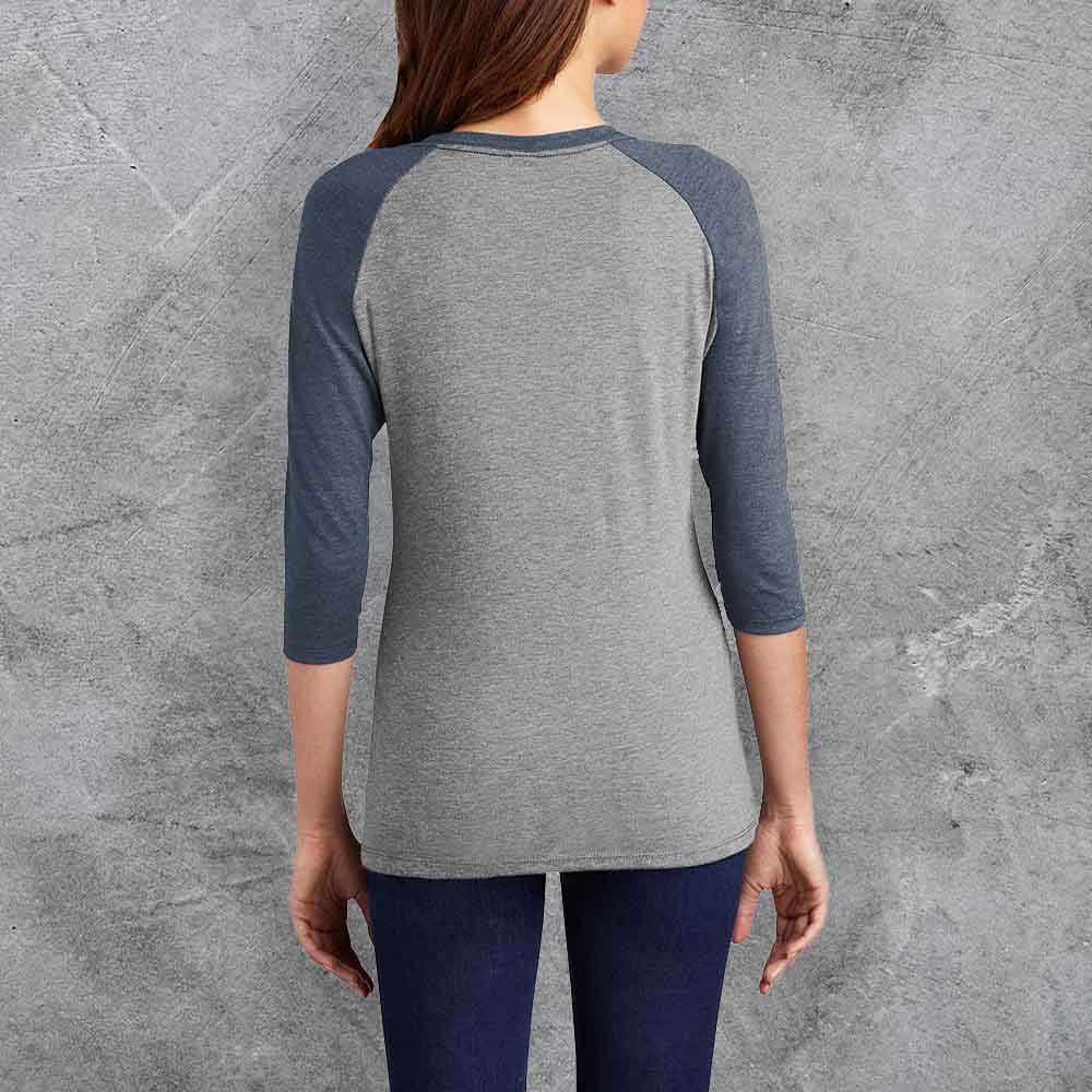 women-raglan-three-quarter-sleeve-navy-gray-frost-comfort-shirt-back-110A